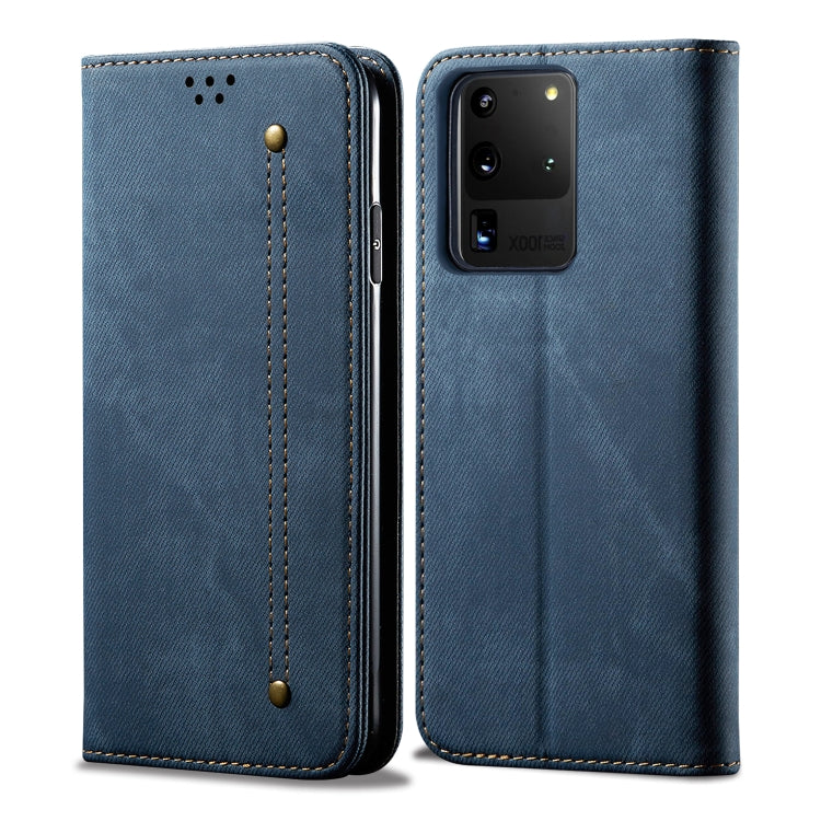 Denim Texture Casual Style Horizontal Flip Leather Case with Holder & Card Slots & Wallet, For OPPO Reno 3 5G / Reno 3 Youth, For OnePlus 8 Pro, For Galaxy S20, For Galaxy S20 Plus, For Galaxy S20 Ultra, For OnePlus 8, For Huawei Honor 30��������������...