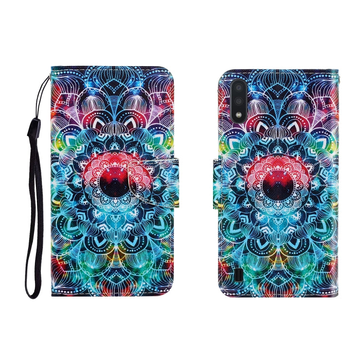 Colored Drawing Horizontal Flip Leather Case with Holder & Card Slot & Wallet, For Galaxy A01, For OPPO A11, For Galaxy A21, For Galaxy A41, For Galaxy M11, For Huawei P40 Lite