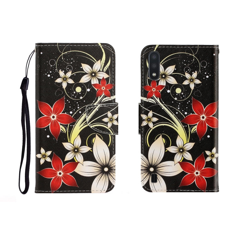 Colored Drawing Horizontal Flip Leather Case with Holder & Card Slot & Wallet, For Galaxy A01, For OPPO A11, For Galaxy A21, For Galaxy A41, For Galaxy M11, For Huawei P40 Lite