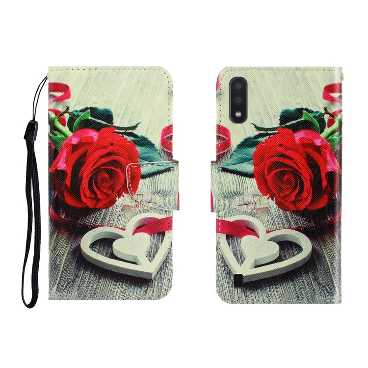 Colored Drawing Horizontal Flip Leather Case with Holder & Card Slot & Wallet, For Galaxy A01, For OPPO A11, For Galaxy A21, For Galaxy A41, For Galaxy M11, For Huawei P40 Lite