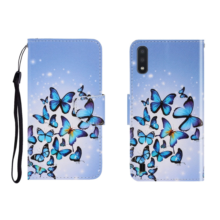Colored Drawing Horizontal Flip Leather Case with Holder & Card Slot & Wallet, For Galaxy A01, For OPPO A11, For Galaxy A21, For Galaxy A41, For Galaxy M11, For Huawei P40 Lite