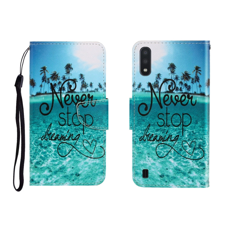 Colored Drawing Horizontal Flip Leather Case with Holder & Card Slot & Wallet, For Galaxy A01, For OPPO A11, For Galaxy A21, For Galaxy A41, For Galaxy M11, For Huawei P40 Lite
