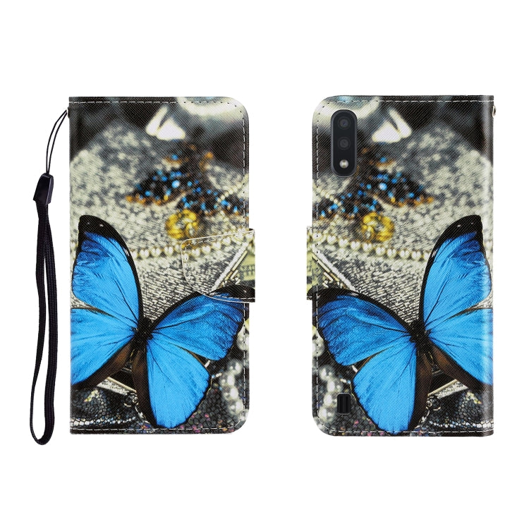 Colored Drawing Horizontal Flip Leather Case with Holder & Card Slot & Wallet, For Galaxy A01, For OPPO A11, For Galaxy A21, For Galaxy A41, For Galaxy M11, For Huawei P40 Lite