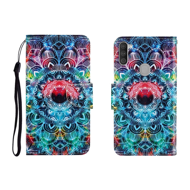 Colored Drawing Horizontal Flip Leather Case with Holder & Card Slot & Wallet, For Galaxy A01, For OPPO A11, For Galaxy A21, For Galaxy A41, For Galaxy M11, For Huawei P40 Lite