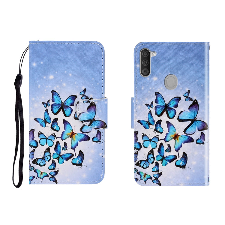 Colored Drawing Horizontal Flip Leather Case with Holder & Card Slot & Wallet, For Galaxy A01, For OPPO A11, For Galaxy A21, For Galaxy A41, For Galaxy M11, For Huawei P40 Lite