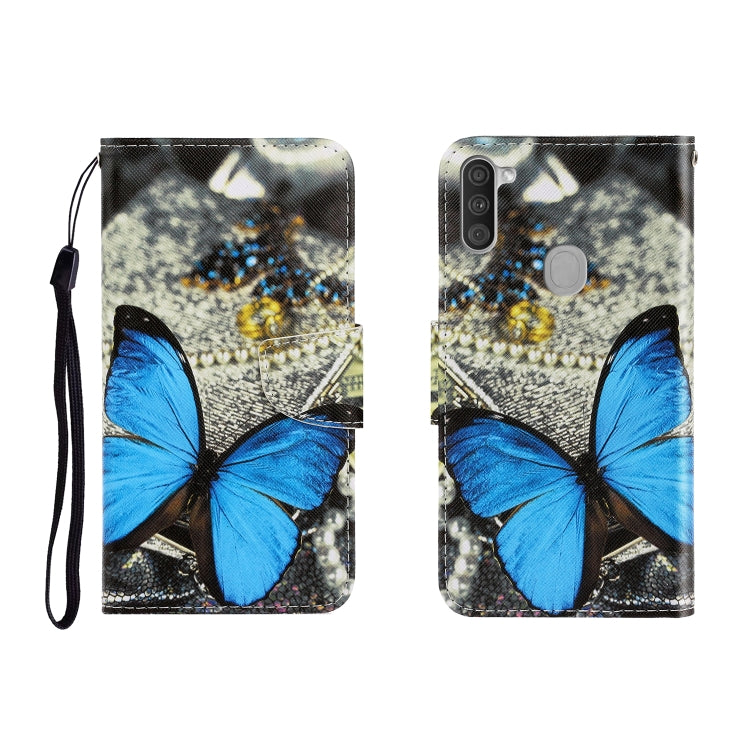 Colored Drawing Horizontal Flip Leather Case with Holder & Card Slot & Wallet, For Galaxy A01, For OPPO A11, For Galaxy A21, For Galaxy A41, For Galaxy M11, For Huawei P40 Lite