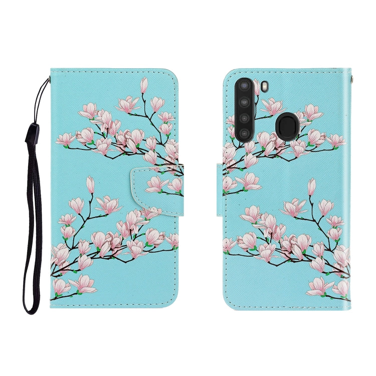 Colored Drawing Horizontal Flip Leather Case with Holder & Card Slot & Wallet, For Galaxy A01, For OPPO A11, For Galaxy A21, For Galaxy A41, For Galaxy M11, For Huawei P40 Lite