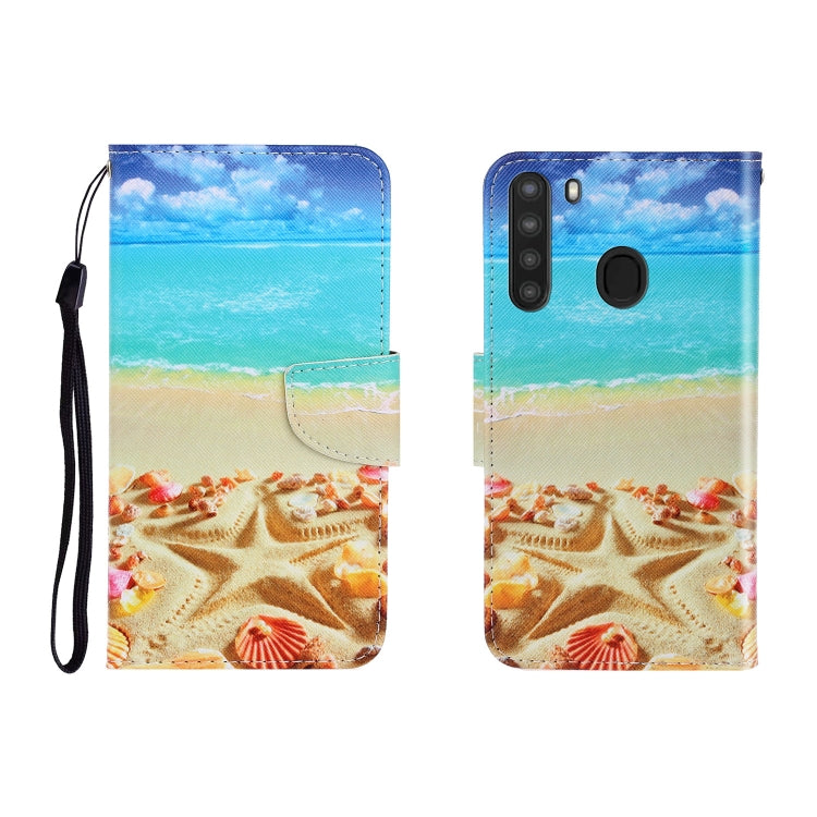 Colored Drawing Horizontal Flip Leather Case with Holder & Card Slot & Wallet, For Galaxy A01, For OPPO A11, For Galaxy A21, For Galaxy A41, For Galaxy M11, For Huawei P40 Lite