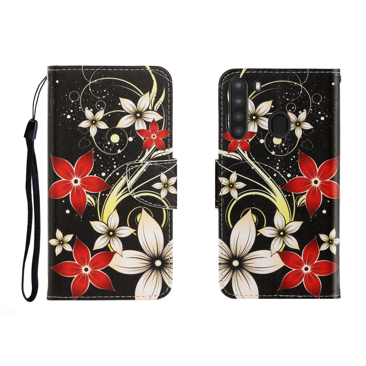 Colored Drawing Horizontal Flip Leather Case with Holder & Card Slot & Wallet, For Galaxy A01, For OPPO A11, For Galaxy A21, For Galaxy A41, For Galaxy M11, For Huawei P40 Lite