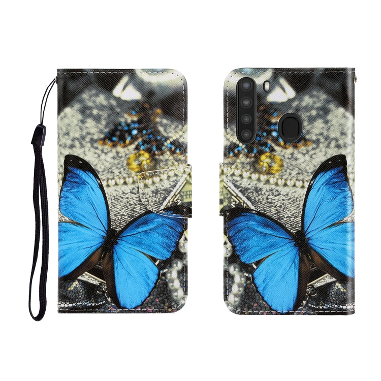 Colored Drawing Horizontal Flip Leather Case with Holder & Card Slot & Wallet, For Galaxy A01, For OPPO A11, For Galaxy A21, For Galaxy A41, For Galaxy M11, For Huawei P40 Lite