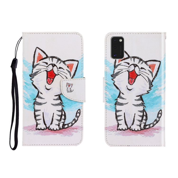 Colored Drawing Horizontal Flip Leather Case with Holder & Card Slot & Wallet, For Galaxy A01, For OPPO A11, For Galaxy A21, For Galaxy A41, For Galaxy M11, For Huawei P40 Lite