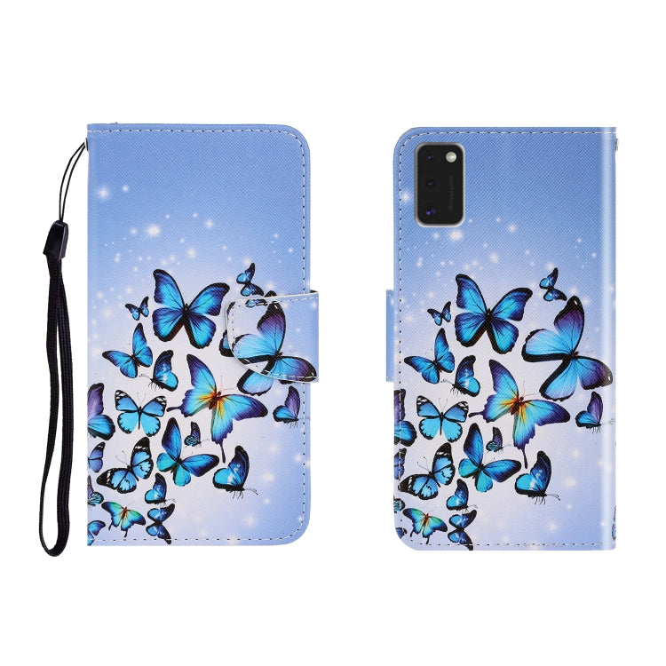 Colored Drawing Horizontal Flip Leather Case with Holder & Card Slot & Wallet, For Galaxy A01, For OPPO A11, For Galaxy A21, For Galaxy A41, For Galaxy M11, For Huawei P40 Lite