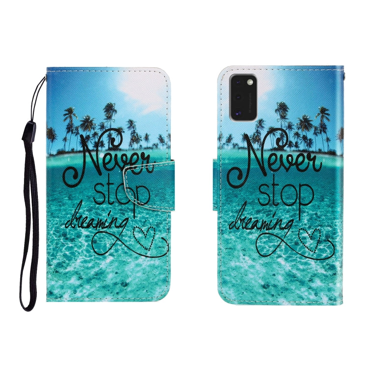 Colored Drawing Horizontal Flip Leather Case with Holder & Card Slot & Wallet, For Galaxy A01, For OPPO A11, For Galaxy A21, For Galaxy A41, For Galaxy M11, For Huawei P40 Lite