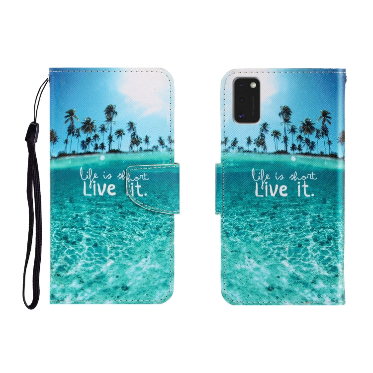Colored Drawing Horizontal Flip Leather Case with Holder & Card Slot & Wallet, For Galaxy A01, For OPPO A11, For Galaxy A21, For Galaxy A41, For Galaxy M11, For Huawei P40 Lite