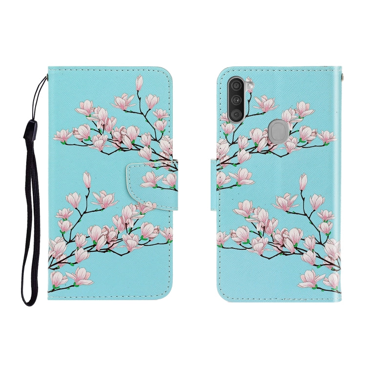 Colored Drawing Horizontal Flip Leather Case with Holder & Card Slot & Wallet, For Galaxy A01, For OPPO A11, For Galaxy A21, For Galaxy A41, For Galaxy M11, For Huawei P40 Lite