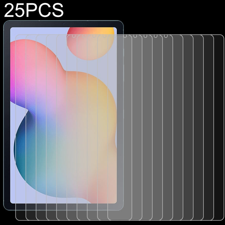 25 PCS 9H 0.3mm Explosion-proof Tempered Glass Film for Galaxy Tab S6 Lite P610 / P615 / S6 Lite 2024, for Galaxy Tab S6 Lite P610 / P615