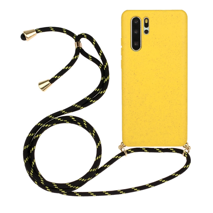 Wheat Straw Material + TPU Protective Case with Lanyard, For Huawei P30 Lite, For Huawei P30 Pro, For Galaxy S20 Plus, For Samsung Galaxy S10, For Samsung Galaxy S10 Plus, For Samsung Galaxy S10e, For Samsung Galaxy S20, For Samsung Galaxy S20 Plus����...