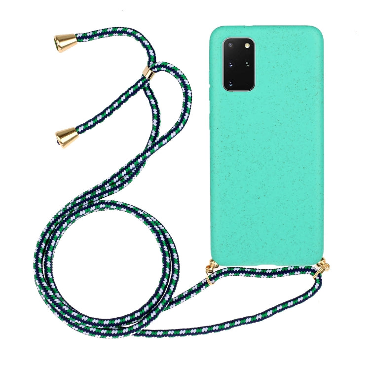Wheat Straw Material + TPU Protective Case with Lanyard, For Huawei P30 Lite, For Huawei P30 Pro, For Galaxy S20 Plus, For Samsung Galaxy S10, For Samsung Galaxy S10 Plus, For Samsung Galaxy S10e, For Samsung Galaxy S20, For Samsung Galaxy S20 Plus����...
