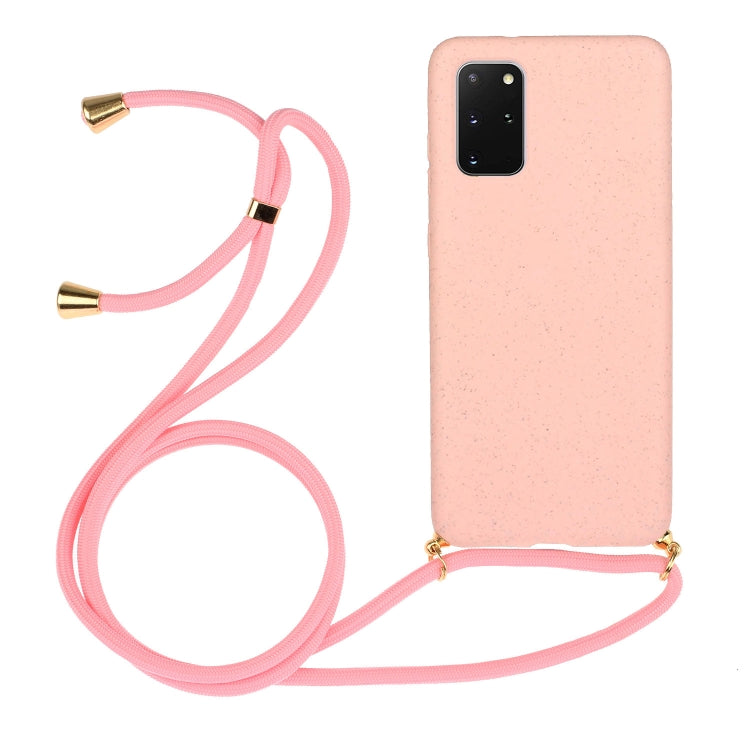 Wheat Straw Material + TPU Protective Case with Lanyard, For Huawei P30 Lite, For Huawei P30 Pro, For Galaxy S20 Plus, For Samsung Galaxy S10, For Samsung Galaxy S10 Plus, For Samsung Galaxy S10e, For Samsung Galaxy S20, For Samsung Galaxy S20 Plus����...