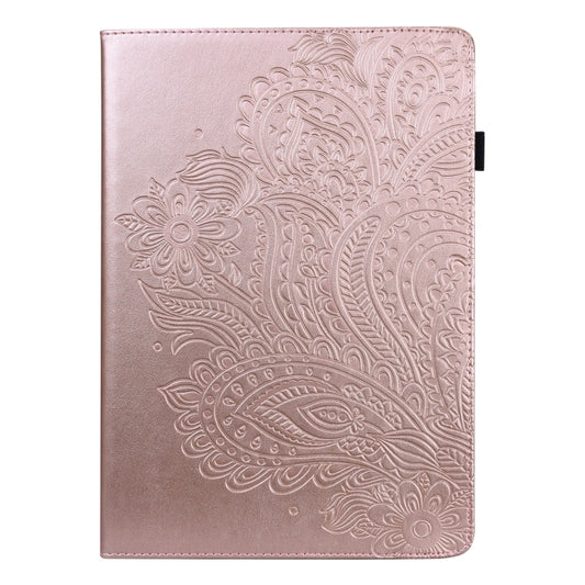 Peacock Embossed Pattern Leather Tablet Case