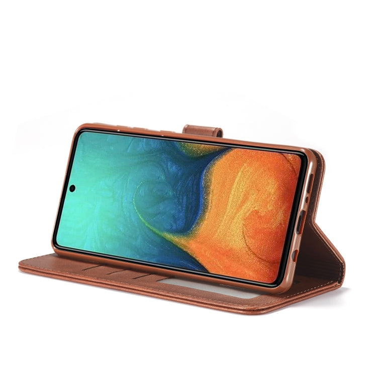 LC.IMEEKE Calf Texture Horizontal Flip Leather Case, with Holder & Card Slots & Wallet & Photo Frame, For Galaxy A41