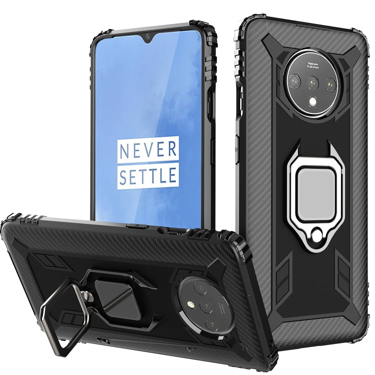 Carbon Fiber Protective Case with 360 Degree Rotating Ring Holder, For OnePlus 7T, For Galaxy M20, For OPPO A5(2020), For OPPO A9(2020) /  A11X, For OPPO Realme X2, For OPPO Realme 5S, For Xiaomi Redmi 8A / 8A Dual, For Huawei Nova 5i / P20 Lite(2019)�...