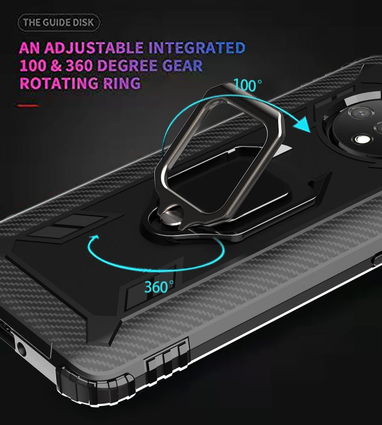Carbon Fiber Protective Case with 360 Degree Rotating Ring Holder, For OnePlus 7T, For Galaxy M20, For OPPO A5(2020), For OPPO A9(2020) /  A11X, For OPPO Realme X2, For OPPO Realme 5S, For Xiaomi Redmi 8A / 8A Dual, For Huawei Nova 5i / P20 Lite(2019)�...