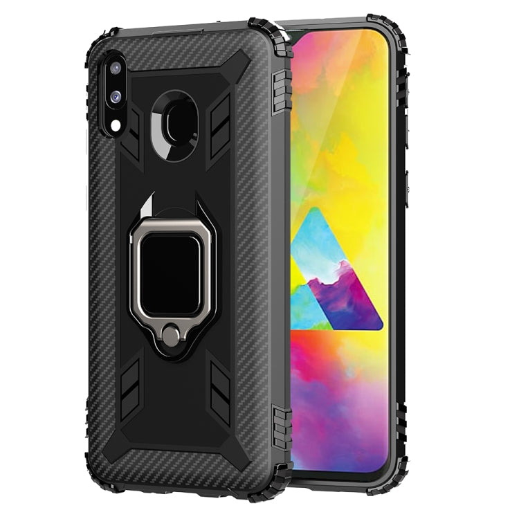 Carbon Fiber Protective Case with 360 Degree Rotating Ring Holder, For OnePlus 7T, For Galaxy M20, For OPPO A5(2020), For OPPO A9(2020) /  A11X, For OPPO Realme X2, For OPPO Realme 5S, For Xiaomi Redmi 8A / 8A Dual, For Huawei Nova 5i / P20 Lite(2019)�...
