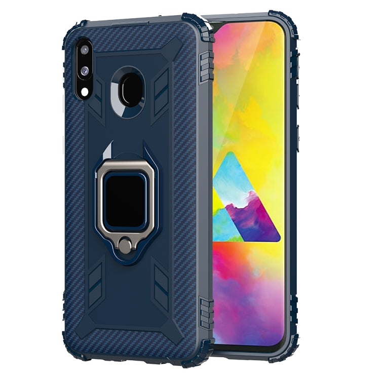Carbon Fiber Protective Case with 360 Degree Rotating Ring Holder, For OnePlus 7T, For Galaxy M20, For OPPO A5(2020), For OPPO A9(2020) /  A11X, For OPPO Realme X2, For OPPO Realme 5S, For Xiaomi Redmi 8A / 8A Dual, For Huawei Nova 5i / P20 Lite(2019)�...