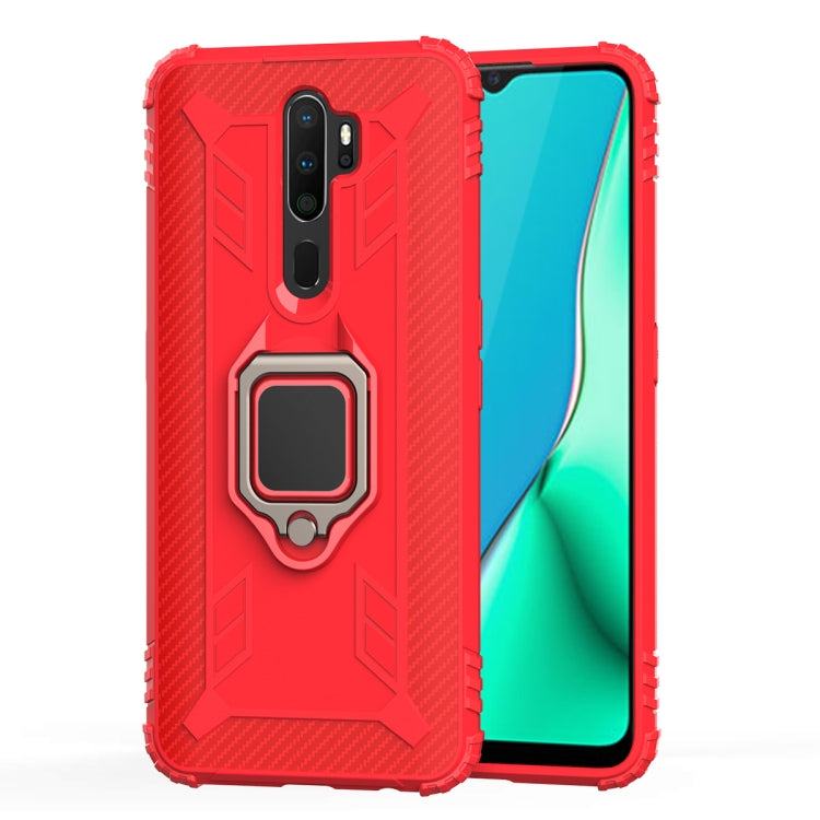 Carbon Fiber Protective Case with 360 Degree Rotating Ring Holder, For OnePlus 7T, For Galaxy M20, For OPPO A5(2020), For OPPO A9(2020) /  A11X, For OPPO Realme X2, For OPPO Realme 5S, For Xiaomi Redmi 8A / 8A Dual, For Huawei Nova 5i / P20 Lite(2019)�...