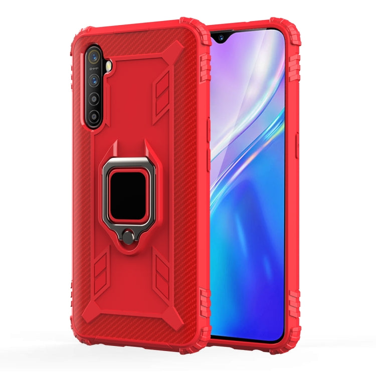 Carbon Fiber Protective Case with 360 Degree Rotating Ring Holder, For OnePlus 7T, For Galaxy M20, For OPPO A5(2020), For OPPO A9(2020) /  A11X, For OPPO Realme X2, For OPPO Realme 5S, For Xiaomi Redmi 8A / 8A Dual, For Huawei Nova 5i / P20 Lite(2019)�...