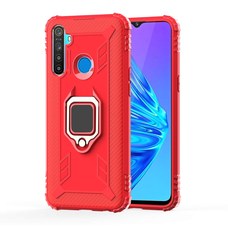 Carbon Fiber Protective Case with 360 Degree Rotating Ring Holder, For OnePlus 7T, For Galaxy M20, For OPPO A5(2020), For OPPO A9(2020) /  A11X, For OPPO Realme X2, For OPPO Realme 5S, For Xiaomi Redmi 8A / 8A Dual, For Huawei Nova 5i / P20 Lite(2019)�...