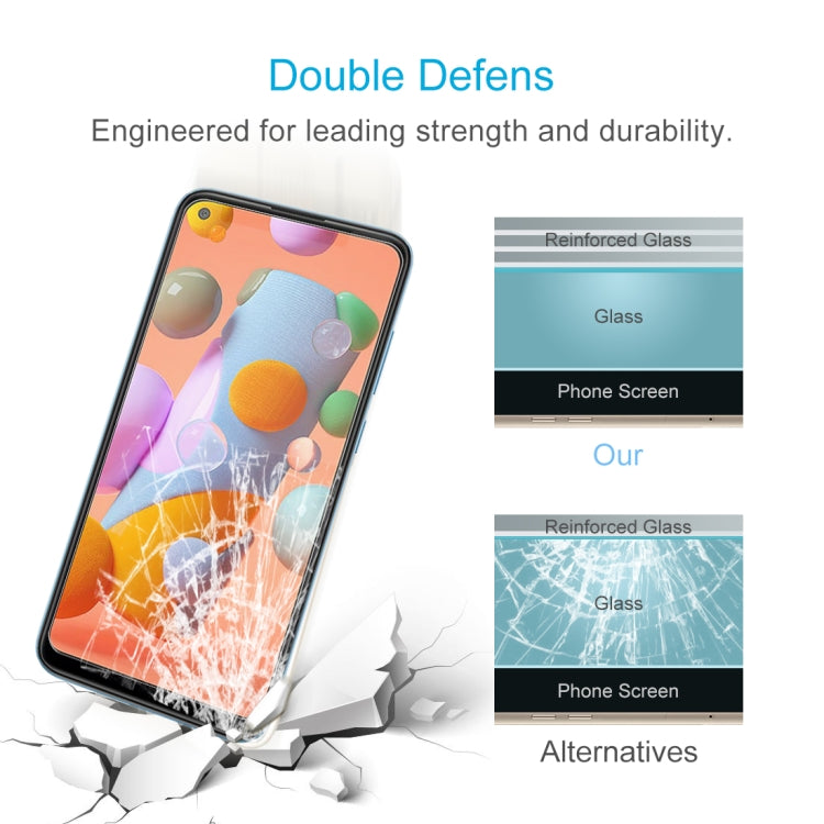 0.26mm 9H Surface Hardness 2.5D Explosion-proof Tempered Glass Non-full Screen Film, For Galaxy A11 / M11 (1 PC), For Galaxy A21 (10 PCS), For Galaxy A51 (1 PC), For Galaxy A71 / A71s 5G UW (1 PC), For Galaxy A91 (1 PC), For Galaxy M31�����������������...