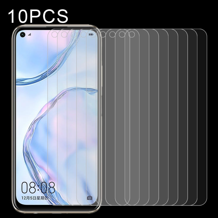 10 PCS 0.26mm 9H Surface Hardness 2.5D Explosion-proof Tempered Glass Non-full Screen Film, For Huawei P40, For Huawei P40 Lite, For Huawei Y7p, For Huawei Nova 6se, For Huawei Nova 7i, For Huawei Y6s, For Huawei Y9s, For Huawei Honor V30��������������...