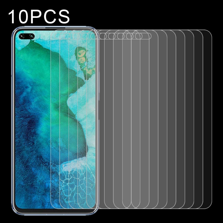 10 PCS 0.26mm 9H Surface Hardness 2.5D Explosion-proof Tempered Glass Non-full Screen Film, For Huawei P40, For Huawei P40 Lite, For Huawei Y7p, For Huawei Nova 6se, For Huawei Nova 7i, For Huawei Y6s, For Huawei Y9s, For Huawei Honor V30��������������...