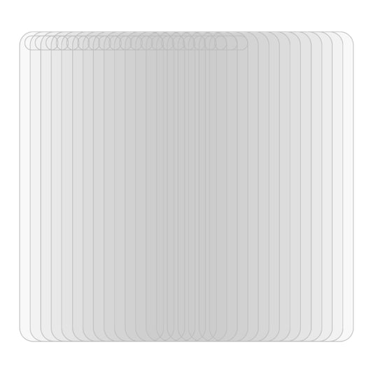 50 PCS 0.26mm 9H Surface Hardness 2.5D Explosion-proof Tempered Glass Non-full Screen Film