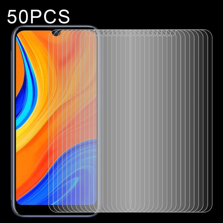 50 PCS 0.26mm 9H Surface Hardness 2.5D Explosion-proof Tempered Glass Non-full Screen Film, For Huawei P40, For Huawei P40 Lite, For Huawei Y7p, For Huawei Nova 6se, For Huawei Nova 7i, For Huawei Y6s, For Huawei Y9s, For Huawei Honor V30��������������...