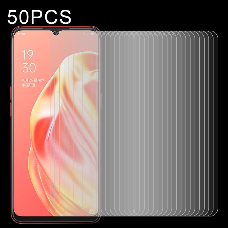 50 PCS 0.26mm 9H Surface Hardness 2.5D Explosion-proof Tempered Glass Non-full Screen Film, For Huawei P40, For Huawei P40 Lite, For Huawei Y7p, For Huawei Nova 6se, For Huawei Nova 7i, For Huawei Y6s, For Huawei Y9s, For Huawei Honor V30��������������...