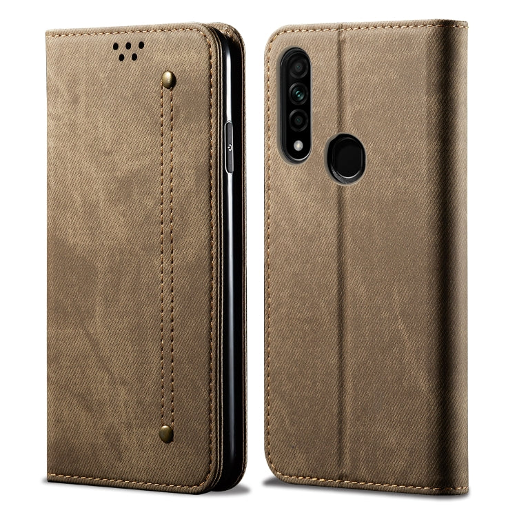 Denim Texture Casual Style Horizontal Flip Leather Case with Holder & Card Slots & Wallet, For OPPO A8 / A31 (2020), For OPPO A91 / F15 / Reno 3, For OPPO Find X2, For OPPO Find X2 Pro, For OPPO Realme X50, For OPPO Realme X50 Pro, For OPPO Realme 6 Pr...