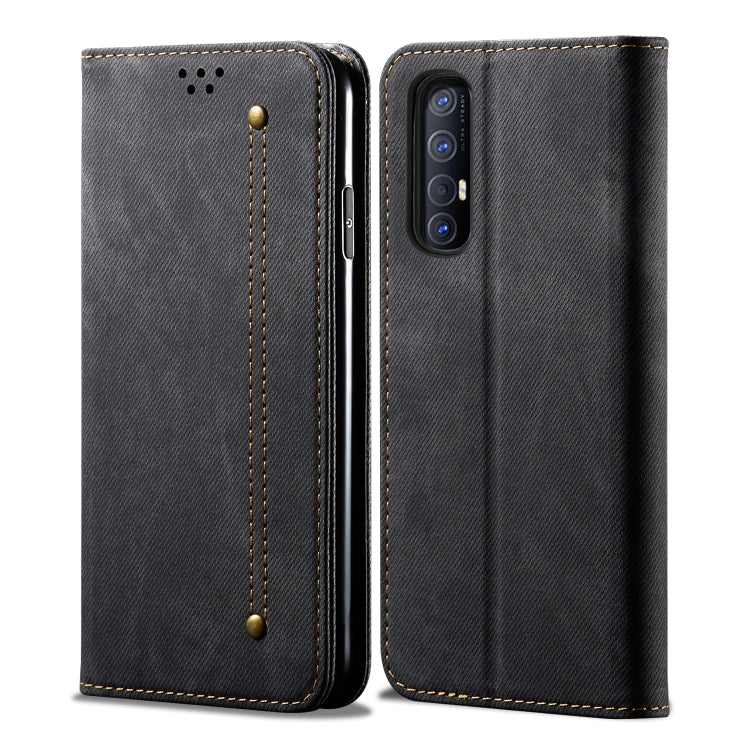 Denim Texture Casual Style Horizontal Flip Leather Case with Holder & Card Slots & Wallet, For OPPO A8 / A31 (2020), For OPPO A91 / F15 / Reno 3, For OPPO Find X2, For OPPO Find X2 Pro, For OPPO Realme X50, For OPPO Realme X50 Pro, For OPPO Realme 6 Pr...