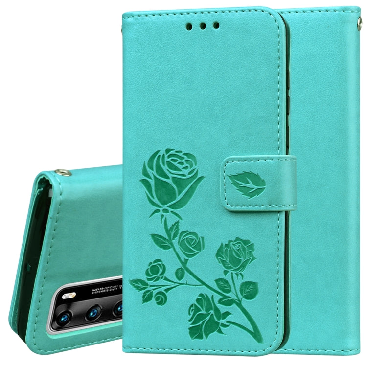 Rose Embossed Horizontal Flip PU Leather Case with Holder & Card Slots & Wallet, For Xiaomi Redmi Note 9 Pro, For Huawei P40, For Huawei P40 Lite, For Huawei P40 Pro, For Galaxy M31, For Galaxy A01
