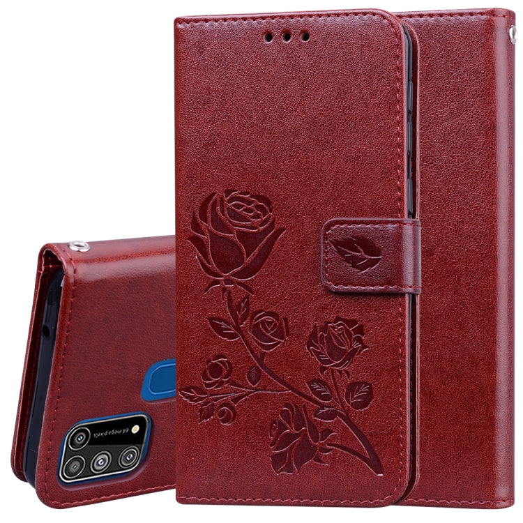 Rose Embossed Horizontal Flip PU Leather Case with Holder & Card Slots & Wallet, For Xiaomi Redmi Note 9 Pro, For Huawei P40, For Huawei P40 Lite, For Huawei P40 Pro, For Galaxy M31, For Galaxy A01