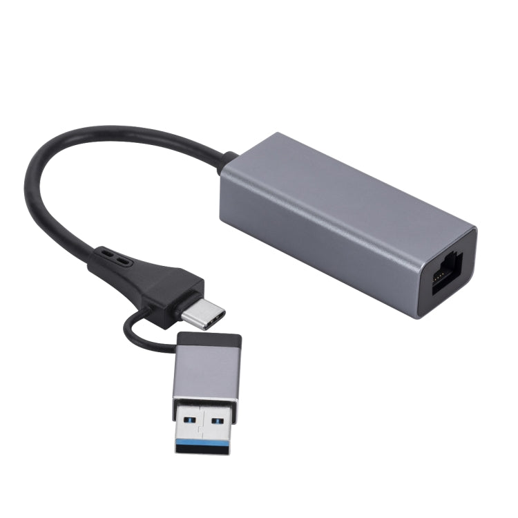 SL-017 USB3.0 Gigabit Network Type-C to Network Port USB HUB, SL-017