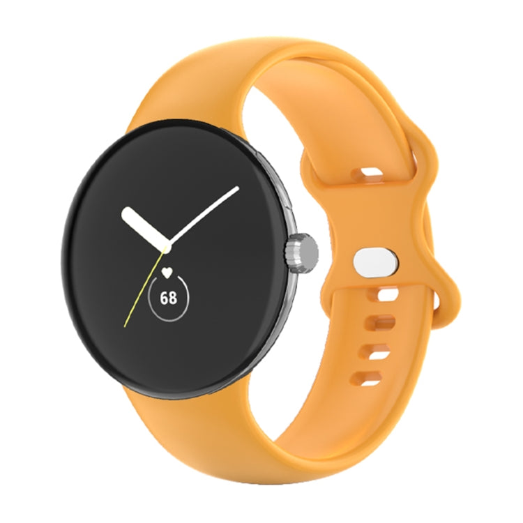For Google Pixel Watch Single Color Silicone Watch Band, Man, Women