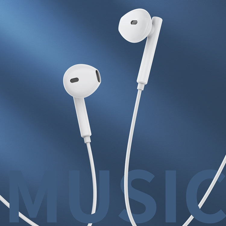 awei PC-1T 1.2m Mini Stereo Semi In-ear Earphones, PC-1T(Black), PC-1T(White)