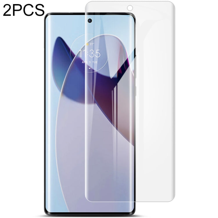 2pcs imak Curved Full Screen Hydrogel Film Protector, For iPhone 14, For iPhone 14 Plus, For iPhone 14 Pro, For iPhone 14 Pro Max, For Huawei Mate 50, For Huawei Mate 50 Pro, For Motorola Moto S30 Pro /Edge 30 Fusion������������������������������������...
