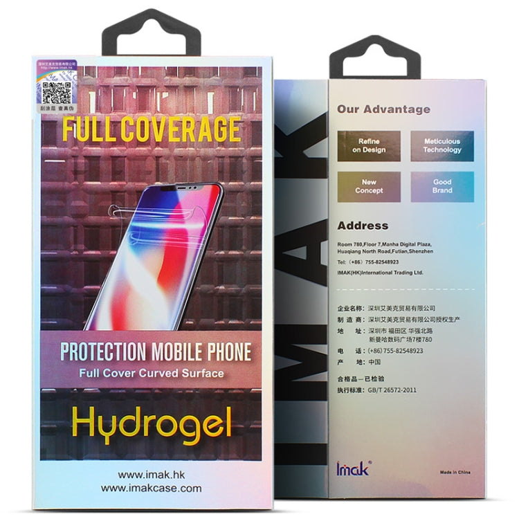 2pcs imak Curved Hydrogel Film Pnone Back Protector, For iPhone 14, For iPhone 14 Plus, For iPhone 14 Pro, For iPhone 14 Pro Max, For Huawei Mate 50, For Huawei Mate 50 Pro