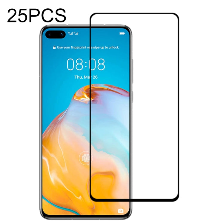 25 PCS 9H Surface Hardness 2.5D Full Glue Full Screen Tempered Glass Film, For Huawei P40, For Huawei P40 Lite, For Huawei Y7p 2020, For Huawei Nova 6se, For Huawei Y6s, For Huawei Y9s, For Huawei P Smart Pro 2019, For Huawei P Smart 2020��������������...