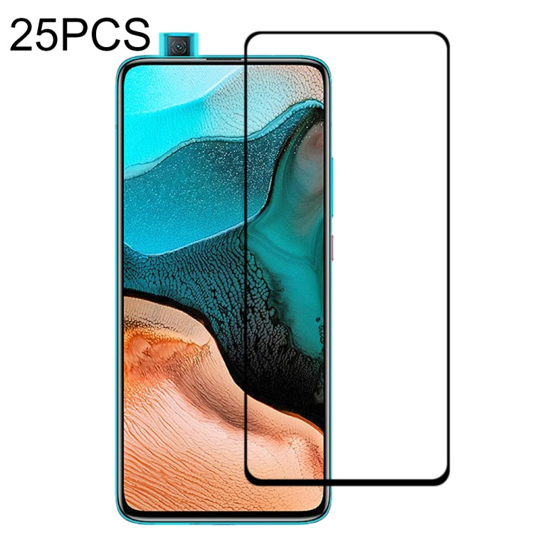 25 PCS 9H Surface Hardness 2.5D Full Glue Full Screen Tempered Glass Film, For OPPO A31 2020, For OPPO A8, For OPPO A91, For OPPO F15, For Xiaomi Redmi Note 9 Pro, For Xiaomi Redmi Note 9 Pro Max, For Xiaomi Redmi K30, For Xiaomi Redmi K30 Pro���������...