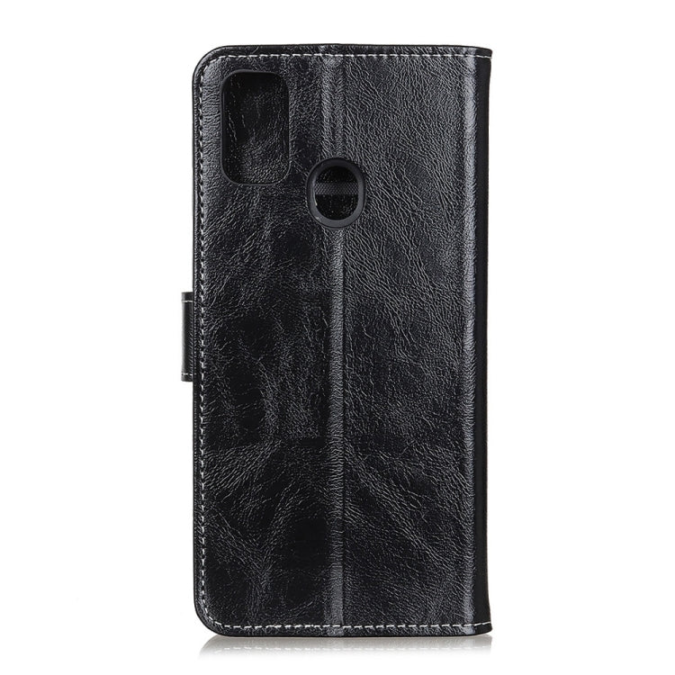 Retro Crazy Horse Texture Horizontal Flip Leather Case with Holder & Card Slots & Photo Frame & Wallet, For Galaxy A21s, For OPPO A52/A72/A92
